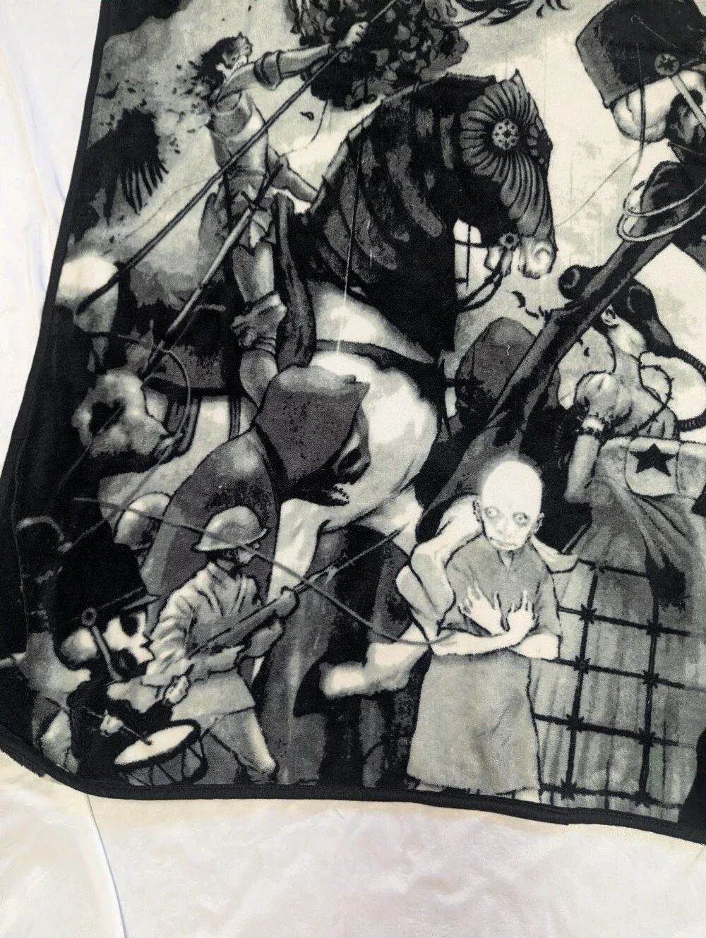 My Chemical Romance MCR Welcome To The Black Parade Plush Throw Blanket Emo Punk
